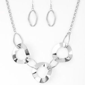 Modern Mechanics Necklace | Silver